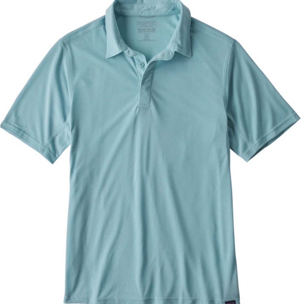 Patagonia Capilene Cool Trail Polo Medium Blue